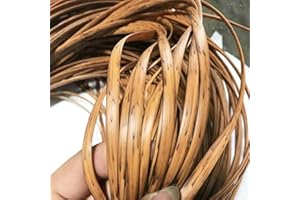 VIGAN 500 g PE Rattan Flaches synthetisches Rattan Webmaterial Kunststoff Strick Rattan Holz