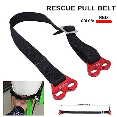 AnXin Sangle de Traction de Traction Rouge pour la Plupart des Motos Dirt Bike Pit Enduro Honda Yamaha Kawasaki Suzuki KTM
