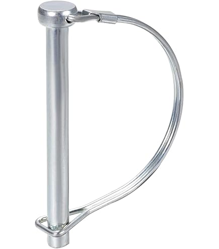 PATIKIL 4 Pcs Shaft Locking Pins - 3/8x2 Inch Safety Coupler Pins With Ear For Tractor Trailer