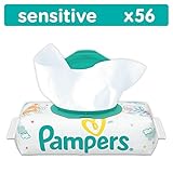 Pampers Feuchte Tücher Sensitive, Nachfüllpackung, 6er Pack (6 x 56 Stück)