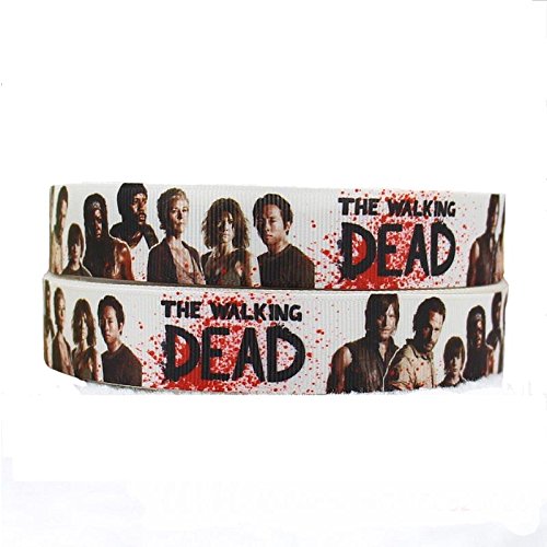 2 m x 22 mm The Walking Dead TWD Ripsband für Birthday Cake 's, Hochzeit Kuchen,, Geschenkpapier