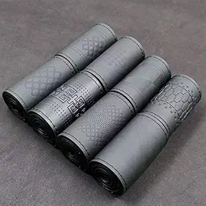 Prusty's Pure Micro Fibre Leather Stitching Steering Wheel Cover for Car -Pack of 1