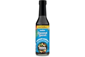 Coconut Secret Raw Coconut Aminos, Soy-Free Seasoning Sauce, 8 fl oz (237 ml) 1.7 x 1.9 x 7.9 inches