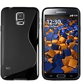 Schwarze Silikonhülle - Schutz vor Staub, leichten Kratzern und Schmutz mit der Galaxy S5 / S5 Neo Silikonhülle schwarz. Die Handytasche für jede Gelegenheit.