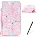 Produktbild Feeltech Hülle für Sony Xperia XZ Weich Magnet PU Brieftasche Elegant Kartenfach Extra Dünn Schutzhülle Bunte ReLife MusterKarte Halterung Klapp Ledertasche - Weißer Totem Elefant