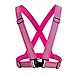 Produktbild Sicherheitsweste, Jtdeal Einstellbar Warnweste Reflektorweste Elastisch für Laufen, Motorrad, Fahrradfahren Sport, Kinder, Erwachsene, Pink
