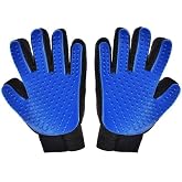 Busstier Pet Hair Collection and Scratching Gloves, Gentle Massage Effective Scanning Accessory for Cats and Dogs