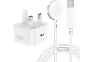 DELONI Apple Watch Charger and Cable Fast Watch Charging Lead 1M for Ultra 2 Watch Series Replacement for i Watch Series 9/8/7/6/5/4/3/2/1/SE/Ultra/Ultra 2