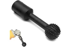 Aoyswuz 25 mm Escofina Esférica Acero de Alto Carbono Bolas Cabezales Molienda Interfaz de 14 mm para Amoladora Angular de 115/125