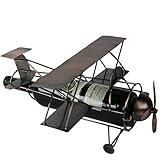 Ausgefallener Flaschenhalter als Propellerflugzeug und Doppeldecker.