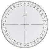 gradscheibe ausdrucken Kreiswinkelmesser Aristo AR1512/5 Kreiswinkelmesser (Vollkreis (360 Grad), Plexiglas, 120 mm)