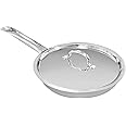 VINOD SMART TRIPLY FRYPAN WITH LID - 2.5 Liters (22 CM), VTF022, | INDUCTION & GAS FRIENDLY, HEAVY BOTTOM | COOKING POT, FRYING PAN