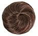 Luxury Drawstring Top Knot Bun Synthetic Hair Piece Extension 6 Light Brown