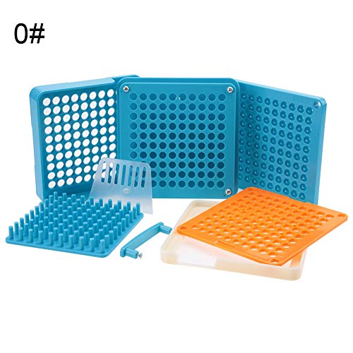 Salmue Máquina de Rellenar cápsulas, 100 Hoyos Relleno de cápsulas vacías con Placas de esparcidor de Polvo Herramienta de llenado Cápsulas Conexión de cápsulas(0#)