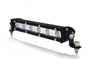 BeiLan Work Light Bar, 18W LED Work Lights Bar Cree Flood Beam Offroad Car Trucks Boat Tractor ATV Fog Driving Lamp 12V/24V