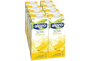 PIUESS Alpro Sojadrink Banane, 1 Liter, 8er Pack