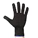 KING DO WAY Black Heat Resistant Protective Gloves Mittens For Hair Straighteners Hair Curler