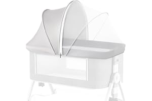 KAXENIG Moustiquaire pour Bébé Lit Berceau, Filet De Protection pour Poussette, Respirant Et Pliable pour Berceau Hamac Cododo Voyage Séjour Au Lit Parental