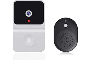 WENIVO Wireless Remote HD Security Video Doorbell Smart Camera Intelligent Visual Night Vision WiFi 2-Way Audio Video Call, Photo, Recording, APP Control with Chime Self-Installation Rechargeable Wide Angle