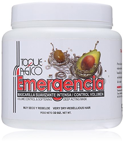 Toque Magico Emergencia Volume Control and Softening Deep Acting Mask, 32 Ounce by Toque Magico Emergencia