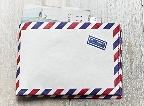 Preisvergleich Produktbild Paprcuts Portemonnaie - Airmail (Big): Ultraleichte Geldbörse - reißfest, wasserfest, recyclebar