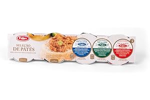 Fides - Mixed Pate Selection, 4x22gram (2xSardine, 1xTuna, 1xMackerel). High in OMEGA-3. Pate Spread, Flavours from the Ocean Portugal