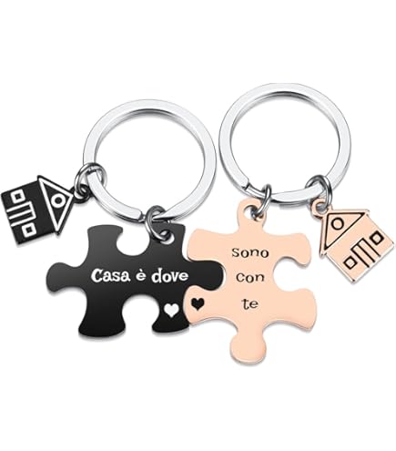 Portachiavi In Legno 2 Pezzi Puzzle Per 3,60 - Foto 6