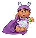 Produktbild Cabbage Patch Kids Naptime Babies 12.5" Doll Brunette Girl Leopard Jumper