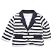 ZOEREA 2pcs Baby Boys Gentleman Suits Jacket + Romper Wedding Tuxedo Baptism Outfit Shirt 0-18 Months