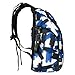 ECOSUSI Design Diaper Bag Pockets Back Pack Maternity Bag Blue&Black Color