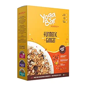 Yogabar Wholegrain Breakfast Muesli - Turmeric + Ginger, 400g