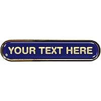 Capricornone Pupil Council Gel Domed School Shield Badge (Blue - View #4