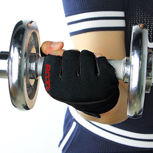 Aiduy Fitnesshandschuhe Trainingshandschuhe mit Adjustable Handgelenkstütze für Krafttraining Gewichtheben und Bodybuilding, Exercise Gloves für Damen Herren Frauen Manner - 6