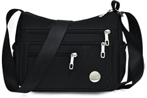 HERCMNOY Crossbody Bag for Women Waterproof Travel Shoulder Bag Messenger Nylon Purse Handbag