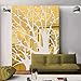 Price comparison product image CQMYG Big Tree Mirror Wall Sticker Living Room Decoration SELF-Adhesive Mirror Wall Sticker Good Product Gold