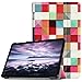 Produktbild Igemy Ultra Slim Cover Schutzhülle Bumper Lederhülle mit Standfunktion/Auto Sleep Wake up Funktion für Samsung Galaxy Tab A2 10.5 inch T595 (10.5'', B)
