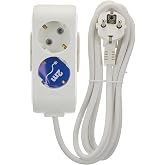 Viko Multi-Let 2-Piece Ground Wired &Ccedil;.K 2mt Socket