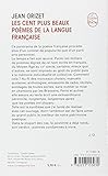 Image de Les cent plus beaux poèmes de la langue française