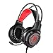 Produktbild Gaming Headset für PS4, PC, Xbox One Laptop Tablet Smart Phone DaYanGeGe Surround Sound Gmaing kopfhörer für Gaming Musik Schwarz/Rot