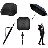 Zeus&co. Fiber Umbrella Extra Resistant to Square Wind