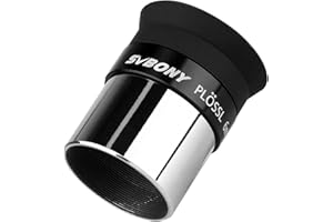 Svbony SV131 Telescope Eyepiece 6mm, 1.25” Plossl Eyepiece 48 ° Field of View, FMC Telescope Lenses for Planetary Moon Observation Beginners Amateur