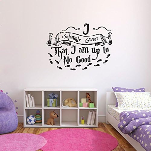 Harry Potter Wall Quote - I Solemnly Swear I am Up To No Good