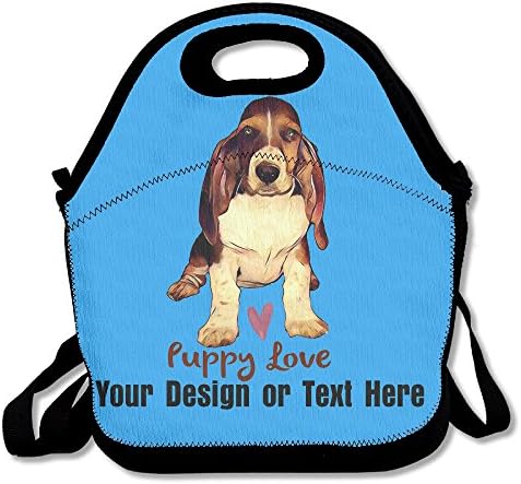 TuJa Puppy-love-basset-hound Waterproof Outdoor Travel Picnic For Women, Adults, Kids, Girls, And Teen Girls