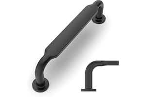 Amerdeco 10 Pieza Tiradores Cocina 96mm Tiradores Armarios Negro Tirador Puerta Tiradores Cajones de Muebles UK0071