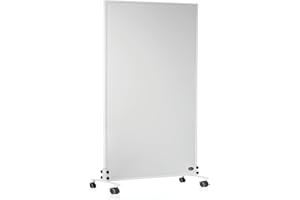 Könighaus Infrarotheizung Standgerät - 1200 Watt - Energiesparend = wärmt innerhalb von 2 Minuten - Elektroheizung mit Standfüßen & Thermostat - mobile Standheizung mit Rollen - Deutscher Hersteller