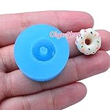  T001 molde Fimo molde silicona Donut Doughnut (15 mm)