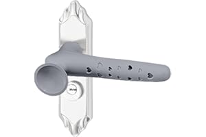 GWTDTOAD Türgriff Abdeckungen Silikon Türgriff Schutz Türklinken Schutz Türknauf Abdeckung Mit Saugnapf, Rutschfester Türklinkenpuffer Für Flache Quadratische Türstangen 15×9,3cm