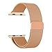 Produktbild Compatible Apple Watch Armband 44mm, Milanese Mesh Loop Magnetischer Verschluss Edelstahl Uhrenarmband für Apple Watch Band iwatch Series 4/3/2/1 (44mm, Roségold)