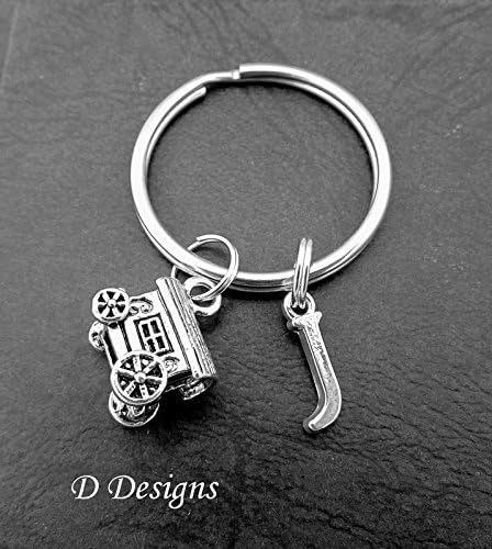 Gypsy Caravan Keyring Personalised Romany Vardo
