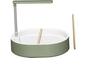 perfk Baignoire Automatique pour Oiseaux, perroquets et inséparables. Portable, Facile à Installer, avec Accessoires USB pour Une Utilisation intérieure, Vert